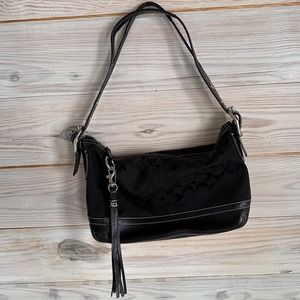 Authentic Vintage Coach Signature Hobo Purse